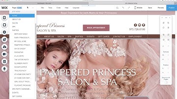 How to edit my new WIX site:  Login, Page Overview, Change Text