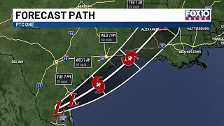 Potential Tropical Cyclone One forms 65 miles SW or Corpus Christi Texas
