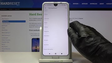 How to Change Keyboard Language in SHARP Aquos R2 – Manage Keyboard Settings