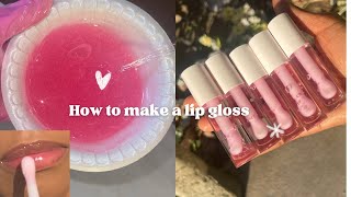 How to make a Lip Gloss | beginner Friendly