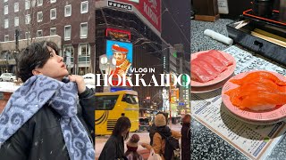 Hokkaido 3days trip vlog ❄️| sushi, Niseko, Sapporo🍣