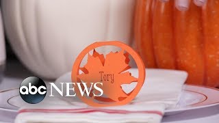 Make your Thanksgiving special with Cricut's DIY table setting craft