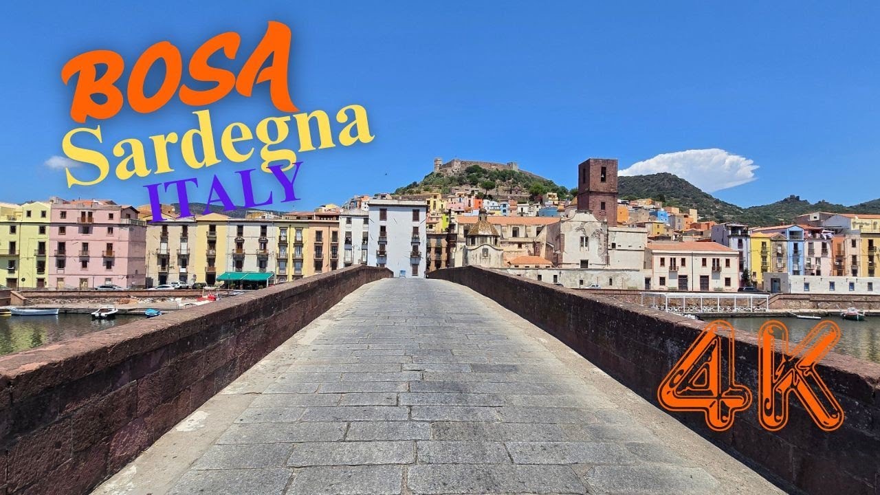 Exploring Bosa || Sardegna During the Afternoon Siesta || 4K || 05.07.2025