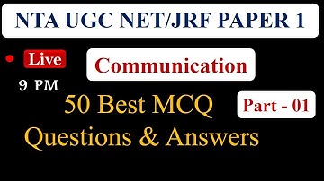 Communication MCQ [Hindi] Quiz: NTA UGC NET 2021 Paper 1 Objective Questions - Part 1