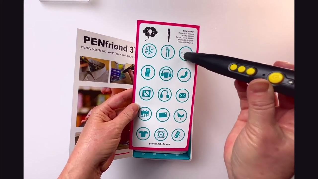 PENfriend voice labeller, What is inside the box YouTube