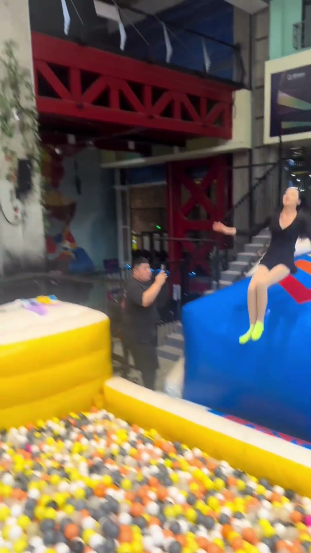 This Trampoline Is So? Fun! Why Didn't We Just Start Jumping Around #funny #shorts