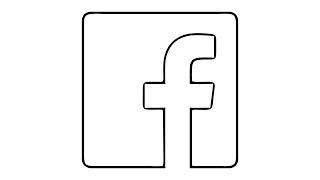 كيفية رسم شعار الفيسبوك