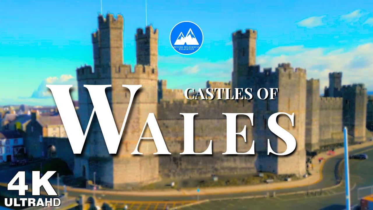 Wales Castles Scenic Relaxation | 4k Travel Video