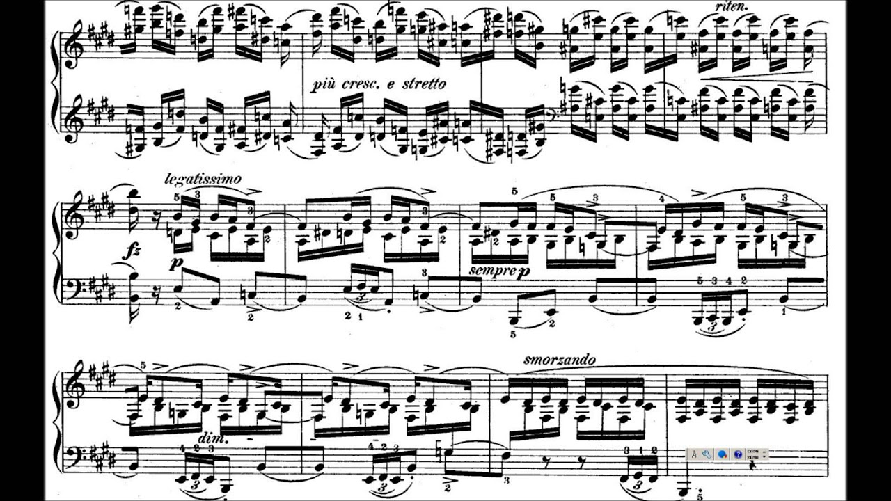 ショパン エチュード Op.10-3「別れの曲」 の左手パート - YouTube