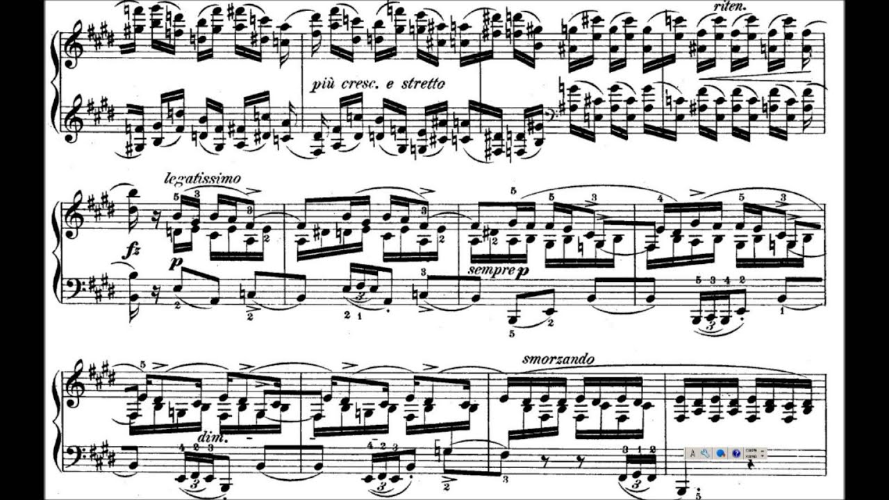 ショパン エチュード Op.10-3「別れの曲」 の左手パート - YouTube