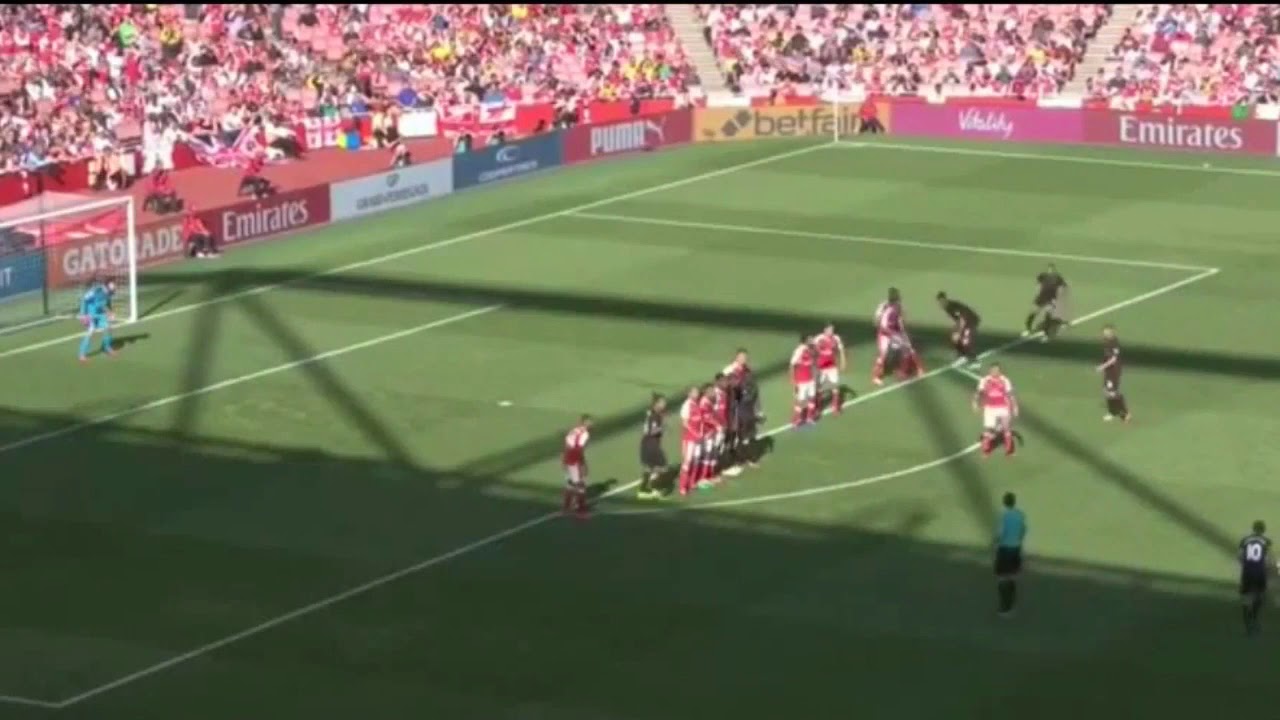 Best free kick in the English Premier League YouTube