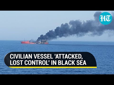 After Red Sea, Now Civilian Vessel Attacked In Black Sea | Ukraine Blames Iran Ally | Watch