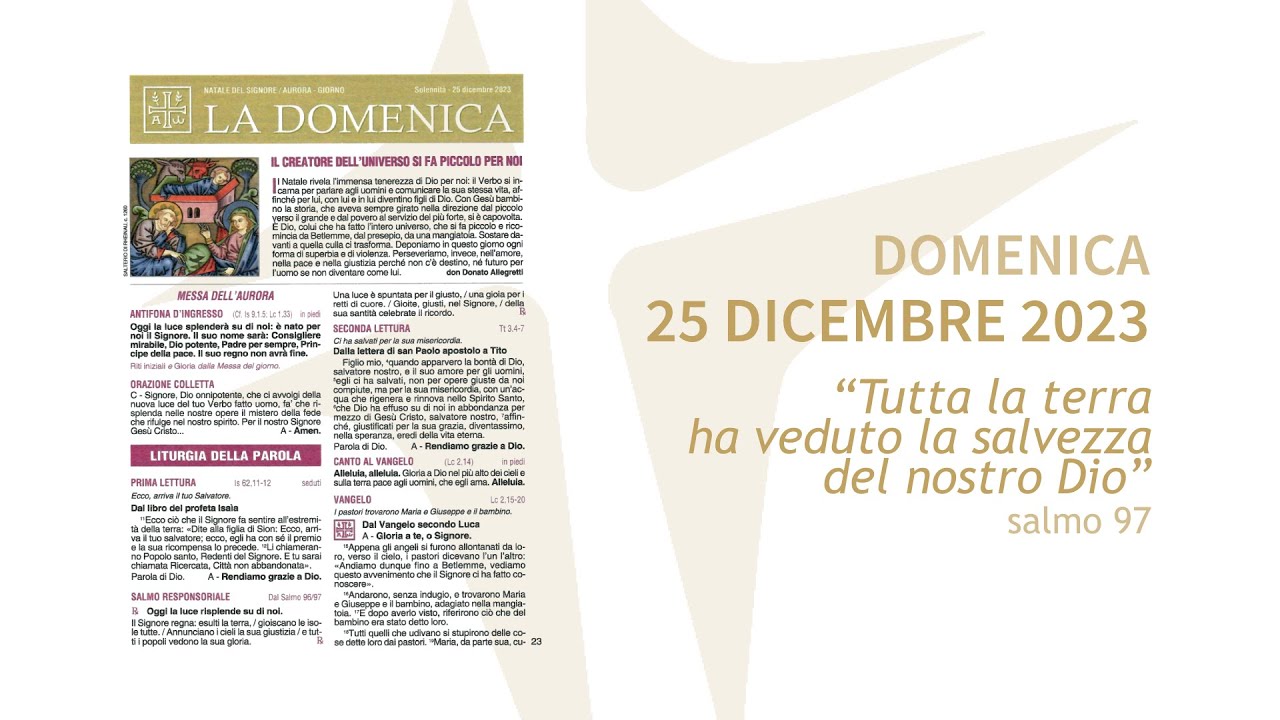Natale del Signore | Messa del Giorno | 25 dicembre 2023 | anno B