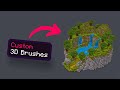 Custom Terrain Brush Tools in Vanilla Minecraft Bedrock | World Edit Command Block Creation