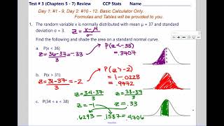 Chapter 5 7 Test Review Part 1