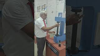 Brinell Hardness test -Solid mechanics lab