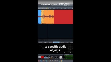 Samplitude Pro X8: Edit While Record