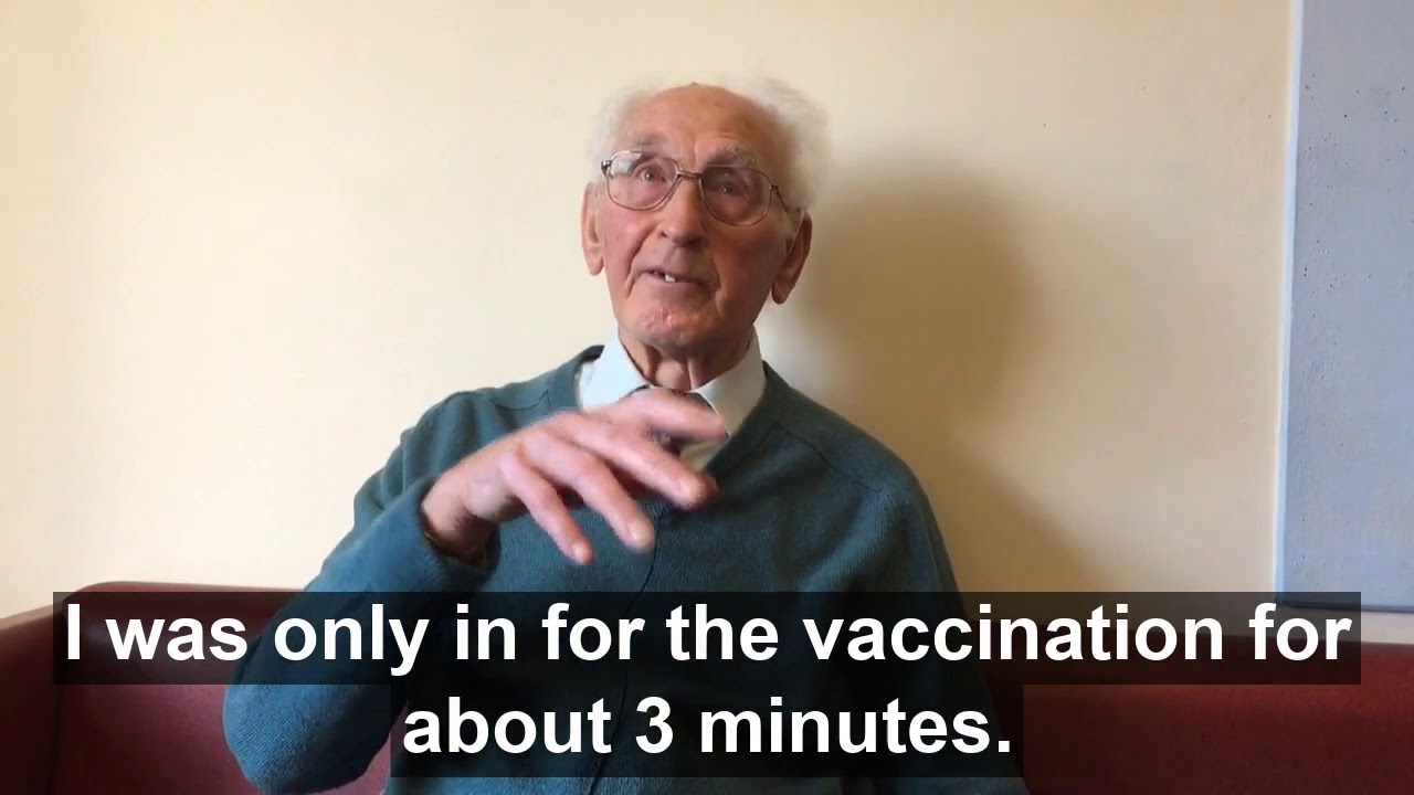 Newgate PCN Patient Arnold Richardson receives his COVID-19 Vaccine