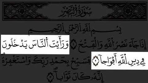 سورة النصر