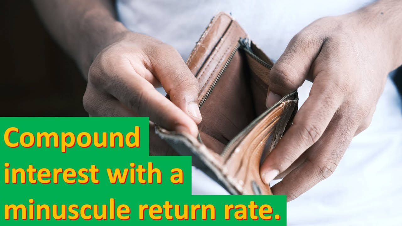 Animated graph of compound interest in your savings account 🙄