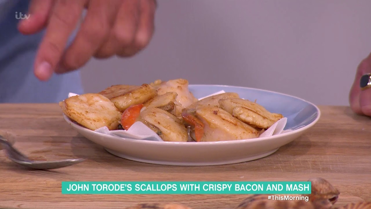 John Torode's Scallops, Mash and Crispy Bacon | This Morning