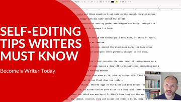 9 Self-Editing Tips For Writers