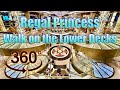 360° Regal Princess Lower Decks