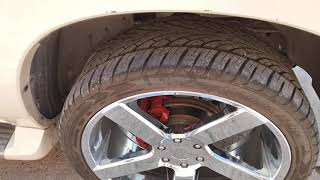 red calipers 2004 escalade