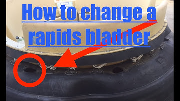 Rapids ride inflatable bladder replacement on a CPI collar