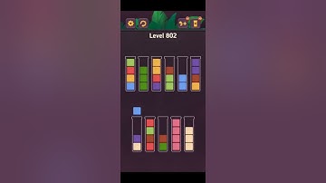 Complete Block King Sort Puzzle Level 801 to Level 804