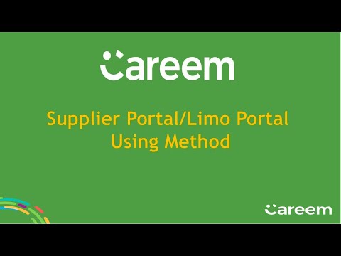 Careem Supplier Portal/Limo Portal