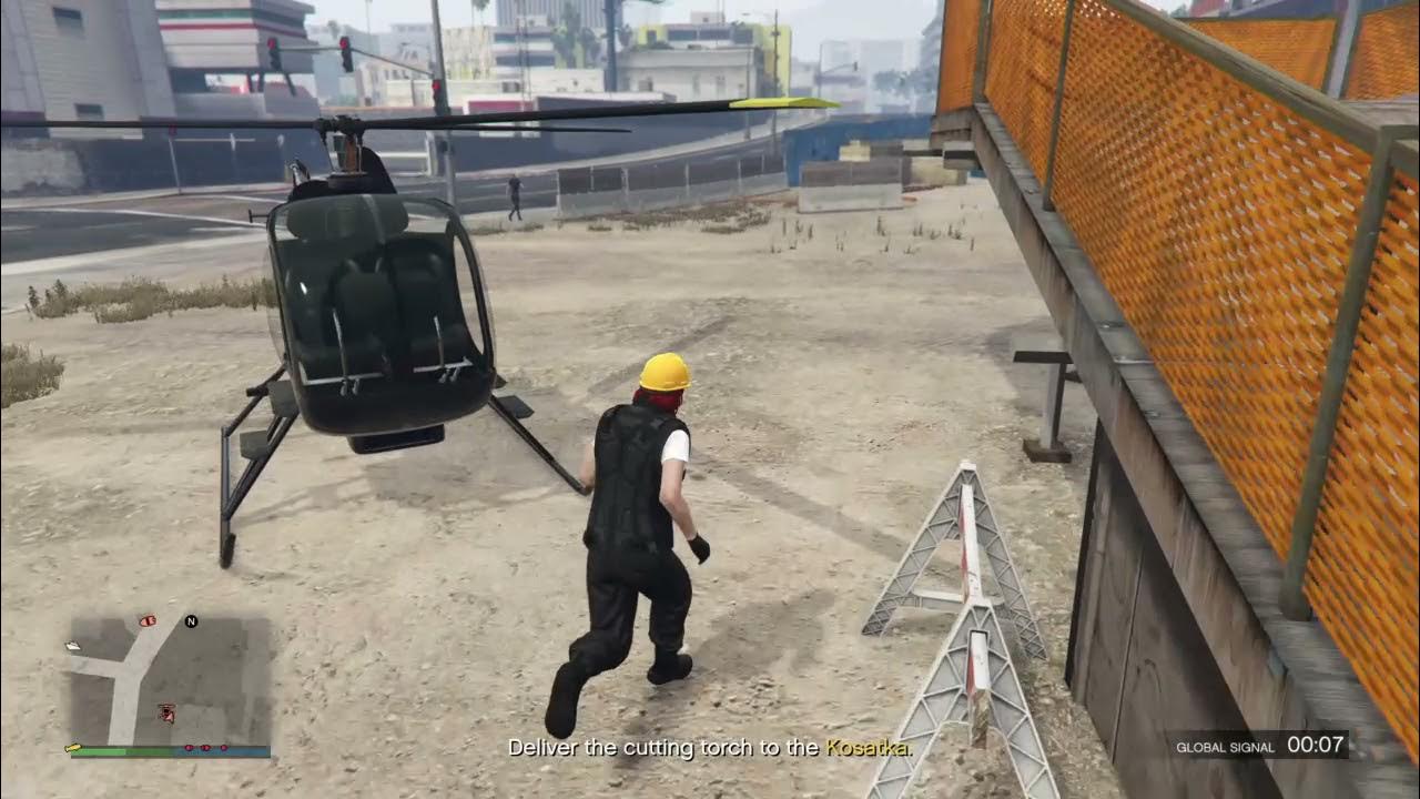 Grand Theft Auto V Online Cutting Torch Heist Prep YouTube