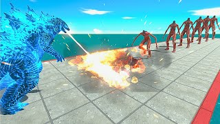 New Kaiju Monsters Evolution VS 10 Levels of Eren Titan – ARBS Size Comparison