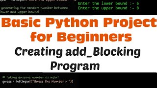 Ads Blocker in Python || How to block adds Python Program for Beginners