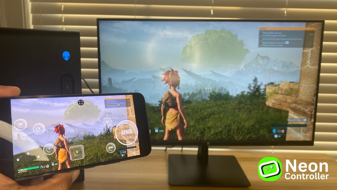 Neon Controller - PC on Android - YouTube