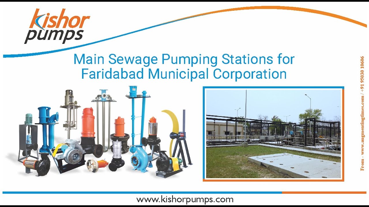 Main Sewage Pumping Stations for Faridabad Municipal Corporation YouTube