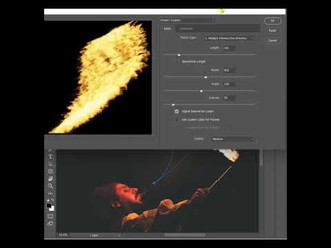 How to add 🔥fire Effect | Flame effect - short Photoshop Tutorial #photoshop #short