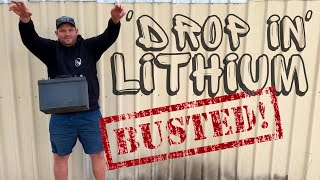 'DROP IN' LITHIUM BATTERIES || The truth about charging a lithium battery with a lead acid charger..