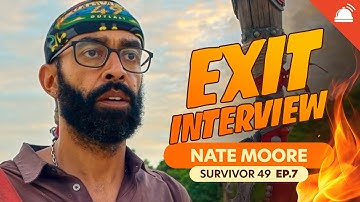 Nate Moore Exit Interview | Eighth Player Eliminated Survivor 49