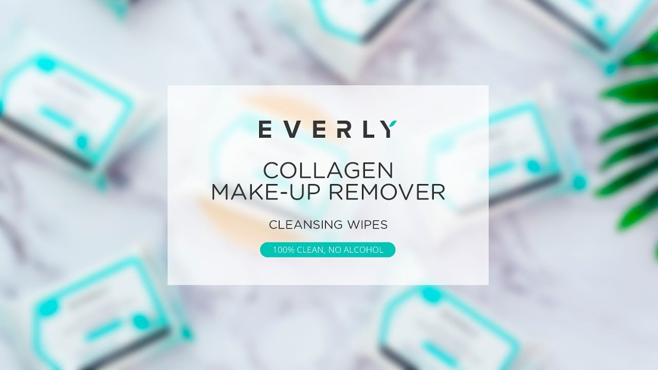 EVERLY Collagen Make-Up Remover Cleansing Wipes - 60 sec