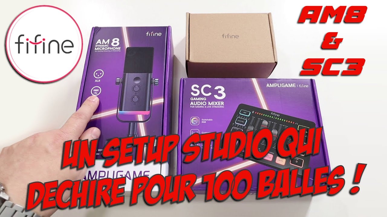 Fifine AM8 & SC3 : LE kit parfait pour le son de vos streams ?