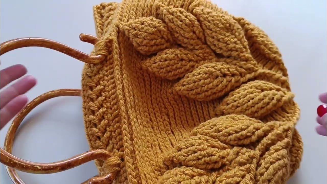 Crochet leaf Bag Tutorial Part 2