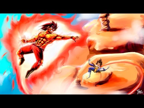 Dibujando un Goku - speedpaint - Dragon Ball