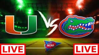 Miami vs Florida LIVE HD | NCAAF 2025 | College Football Week 4