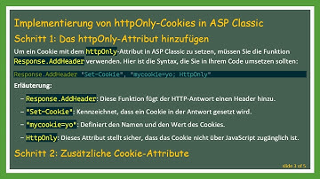 Wie man httpOnly Cookies in ASP Classic für erhöhte Sicherheit konfiguriert