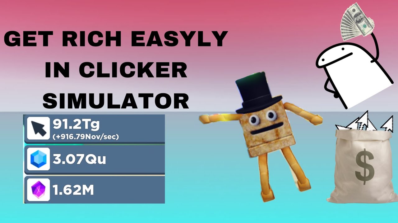 How to get rich fast in clickersimulator for beginners - YouTube