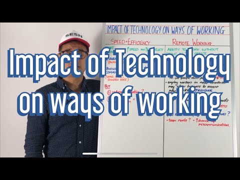 Impact of technology on ways of working