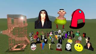 Too Much Nextbots Vs Towers in Garry's Mod