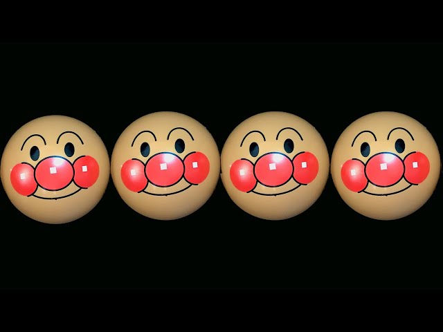 アンパンマンの顔から色々なキャラクターが出てくるよ！【ASMR】☆だだんだん、バイキンマン【こま撮り】アンパンマン大集合