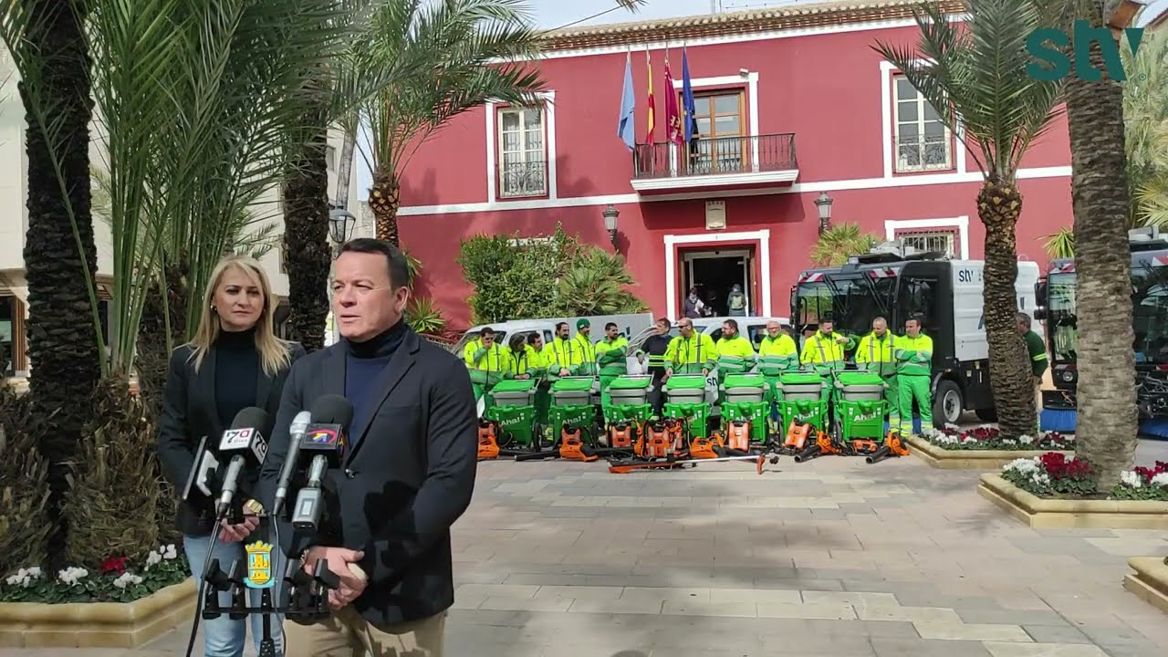 STV: Nuevos vehículos para servicio de recogida de residuos y limpieza viaria de Alhama de Murcia